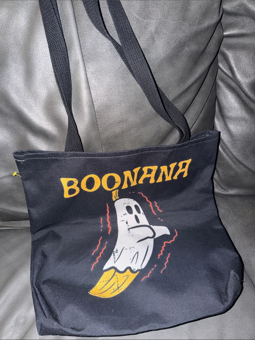 Halloween bonana funny spooky insulated NEW w mystery items Graphic Tote Bag